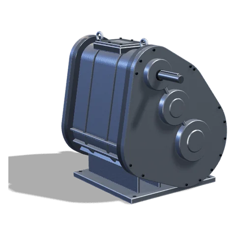 Two-stage helical gear reducer
